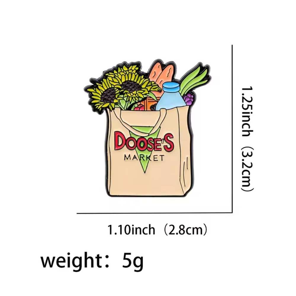 "Doose's Market" Enamel Pin - Gilmore Girls Inspired Design - Picture 3 of 3
